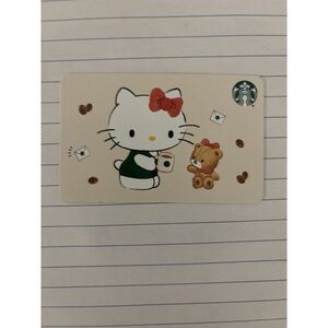 2025 Starbucks‎ Gift Card Hello Kitty - On hand